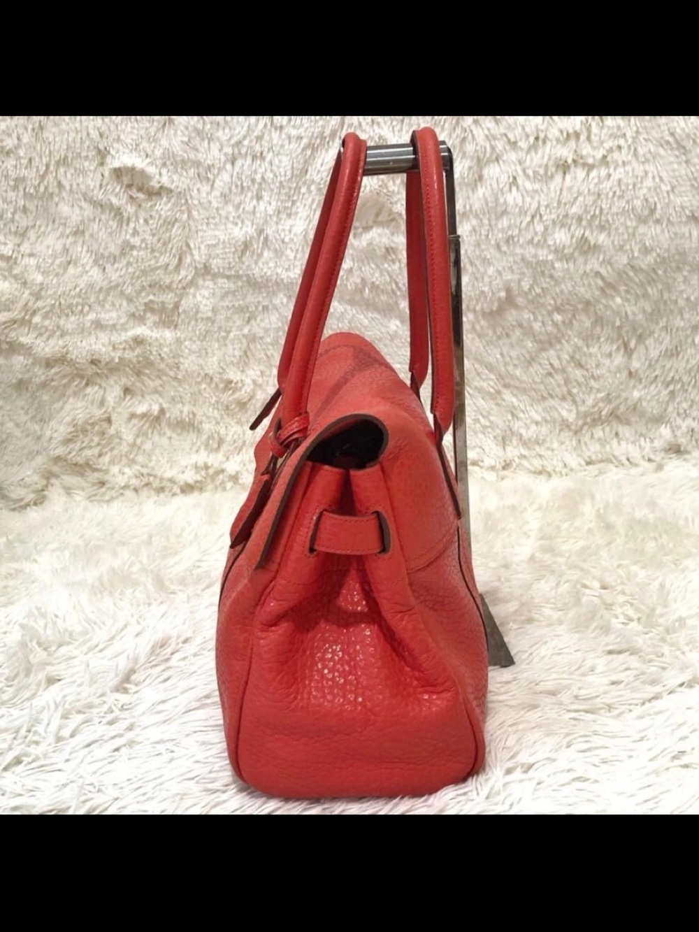 Mulberry Red Leather Bayswater Satchel - Picture 2 of 16